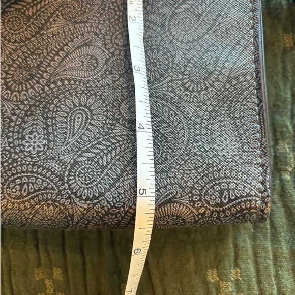 Liberty London Gray Paisley Pouch - Picture 5 of 5